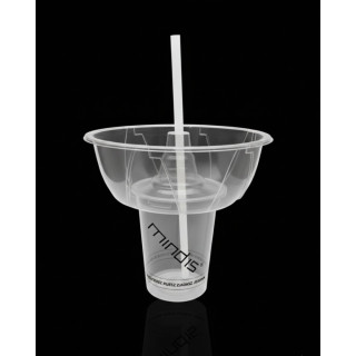 MINDIS ® Zestaw 100 szt +MINDIS ® Kubek 100 szt+ MINDIS ®słomka 130szt